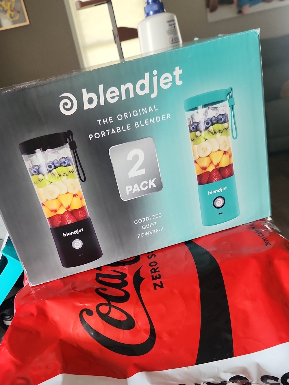 BlendJet Portable Blender - 2 Pack (Black & Teal)